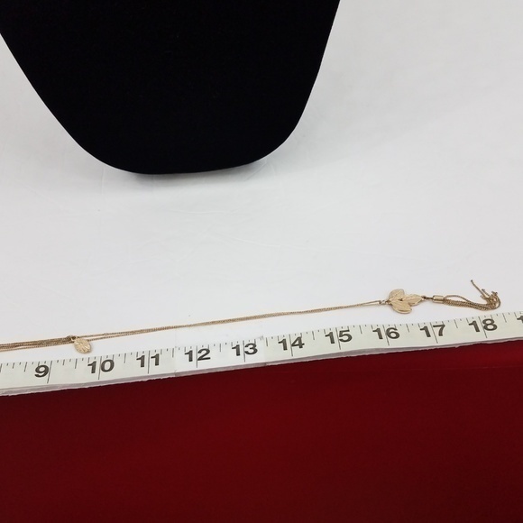 LC Lauren Conrad Necklace Chain Long Tassel Gold T - Picture 7 of 7